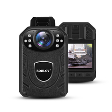 Boblov KJ21 Body Worn Camera HD 1296P DVR Video Recorder Security Cam 170 Degree IR Night Vision Mini Camcorders 2024 - buy cheap