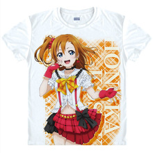 Amor ao vivo eli honoka maki t camisa anime animação famosa japonesa novidade verão camiseta masculina cosplay coolprint camisas 2024 - compre barato