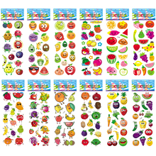 6 sheets/set Cute Fruit Vegetables Pattern Stickers Scrapbooking Notebook Diary Decorate Stationery PVC Stickers 2024 - buy cheap