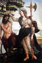 Famous Portrait Canvas Painting Pallas and Centaur by Sandro Botticelli Oil Reproductions for Living Room Hand Painted 2024 - buy cheap