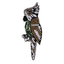 10pieces Beaded RhinestonesParrot Woodpecker Patches Diamond Crystal Motifs Bird Applique Badges Clothes Sewing Supplies TH918 2024 - buy cheap
