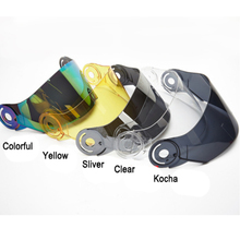 Jiekai 115 motorcycle helmet visors motorbike glasses full face motocross helmet lenses 5 colors 2024 - buy cheap
