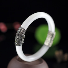 2018 New Arrival Limited Round Women Wedding Armbanden Voor Vrouwen 925 Sterling Thai Bangkok Eye Stone Bracelet & Bangle 2024 - buy cheap