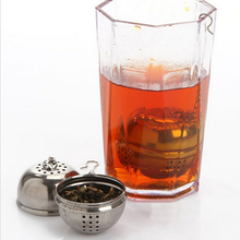 Infusor de chá com bolas de aço inoxidável, para uso doméstico, filtro de malha com gancho, tempero de folhas soltas, acessórios de cozinha para casa 2024 - compre barato