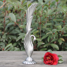 Jarrón de cisne de metal Enchapado, artesanía para florero de decoración del hogar, jarrón de mesa, Novedad 2016 2024 - compra barato