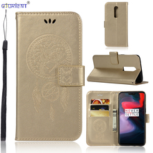 Para Oneplus 6 Six Flip Wallet Case A6000 A6003 cuero de moda cubierta a prueba de golpes One plus 6 Six 1 + 6 Oneplus6 funda de teléfono con ranura para tarjeta 2024 - compra barato