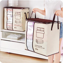 Portable Clothes Storage Bag Organizer Bed Storage Folding Closet Organizer Dustproof Moistureproof Quilt Bag 2024 - buy cheap