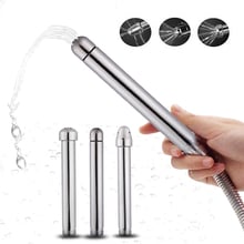 Torneira anal para limpeza anal, plug anal vaginal de metal com plug anal e vaginal, ferramenta de limpeza para adultos, brinquedos sexuais para homens e mulheres 2024 - compre barato