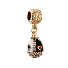 Colgante de cuentas para pulsera Pandora, accesorio de color rojo melocotón, ciruela, cuadrado, amuleto de diseño original de marca, joyería DIY 2024 - compra barato