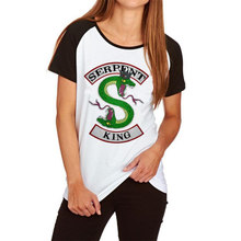 30 Style Of Riverdale T Shirt Women 90s South Side Serpents Vintage T-shirt Harajuku Ullzang Tshirt Snake Print Top Tees Female 2024 - buy cheap