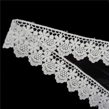 Cusack 3 meter 4 cm off White Cotton Tape Lace Trim Ribbon for Dresses Garment Trimmings Home Textile DIY Crafts Decor Sewing 2024 - buy cheap