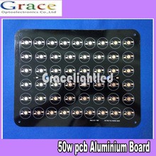 50W 10x5 225*175MM Aluminium PCB Circuit Board for 50pcs x 1W,3W High Power LED 2024 - buy cheap