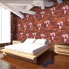 Wellyu papéis de parede decoração da sua casa papel de parede personalizado vermelho floral arte papel tapeta do pokoju pared foto tapety 2024 - compre barato