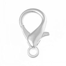 DoreenBeads Retail Lobster Clasps Silver color 23mm x 12mm,50PCs 2024 - buy cheap
