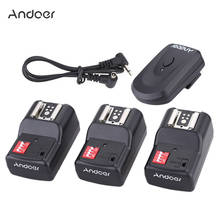 Andoer 16 Channel Wireless Remote Flash Trigger Set for Canon Nikon Pentax Olympus Sigma Vivitar Neewer YOUNGNUO Speedlite 2024 - buy cheap