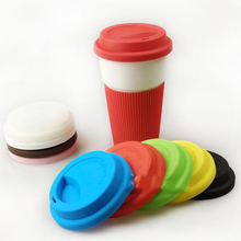 9cm Silicone Reusable Drinking Cup Lid Heat Resistant Anti-Dust Mug Cover Tea Coffee Cup Seals Kitchen Accessories Approx 2024 - buy cheap