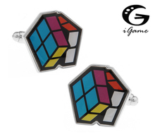 iGame Factory Price Retail Men's Novelty Cuff Links Copper Material Magic Cube Design Free Shipping 2024 - buy cheap