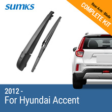 SUMKS-limpiaparabrisas trasero y brazo para Hyundai Accent 2012, 2013, 2014, 2015, 2016, 2017 2024 - compra barato