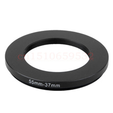 Lente 55mm a 37mm 55-37 filtro passo para baixo anel adaptador 2024 - compre barato