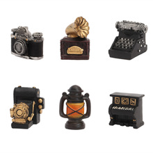 1pcs Creative Retro Mini Home Decoration Carfts Classic Piano Camera Resin Miniatures Nostalgic Home Decor Supplies 2024 - buy cheap