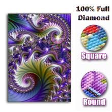 5d diy pintura diamante mandala ponto cruz quadrado completo strass imagens bordado retalhos mosaico flor abstrata 2024 - compre barato