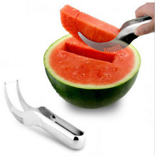 120pcs DHL Fedex Stainless Steel Melon Slicer Cutter Corer Server Splitter Watermelon Cantaloupe 2024 - buy cheap