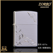 Marca genuíno Zorro querosene leve com escultura caixa de cigarro óleo mais leve fumar charuto isqueiros de pedra homens presentes Lighter-Z8277 2024 - compre barato