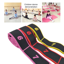 Fita elástica de nylon para dança, 90cm, digital, para crianças, adultos, treinamento de resistência, com cinto elástico 2024 - compre barato