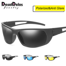 Gafas de sol polarizadas para hombre y mujer, lentes de sol polarizadas de plástico con UV400, marco negro, ovaladas, G062, novedad de 2019 2024 - compra barato