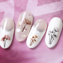 1 folha em relevo 3d adesivos de unhas flor flor 3d arte do prego adesivos decalques adesivo manicure dicas da arte do prego decoração f199 2024 - compre barato