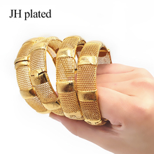 JHplated 4 pieces Women/girl Wedding Bridal Bangles Ethiopian Bracelets Middle East African Party wedding Jewely best gifts 2024 - buy cheap