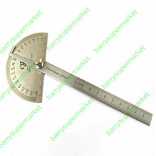 10PCS Craftsman Rule Ruler Machinist Tool Stainless Protractor Round Head Angle Finder 2024 - buy cheap