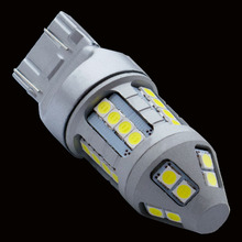 Светодиодсветодиодный лампа T20 7443 7515 W21/5 W 30 SMD 3030 для указателей поворота, 12 В постоянного тока 2024 - купить недорого
