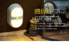Freeship 2015 New Cretive Design Wall Lamp Mini LED Human Sensor Night Lights Human Body Auto Motion Light Sensor Induction Lamp 2024 - buy cheap