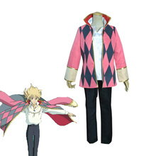 Japanese Anime Howl's Moving Castle Hauru Howl Cosplay Costume Halloween Carnival Unisex Adult Uniforms Full Set Custom Made 2024 - buy cheap