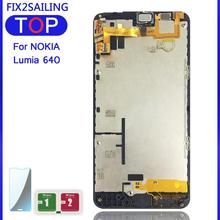 ЖК-дисплей с дигитайзером для Microsoft Nokia Lumia 640 xl 640 xl, сенсорный экран с рамкой для Lumia 640 2024 - купить недорого
