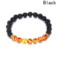 Hot Selling Ambers Lava Stone Natural Stone Bead Bracelet Chakra Stone Jewelry Women Men Yoga Stretch Bracelet Gifts 2024 - buy cheap