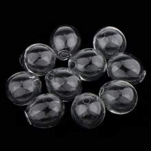 10 Pieces Glass Globe Jewelry Findings Charms Glass Bottle Vial Pendant 2024 - buy cheap