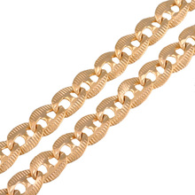 MxGxFam (630*10mm) Big Long Chian Necklace For Men HIp Hop 18 k Yellow Gold Color 2024 - buy cheap