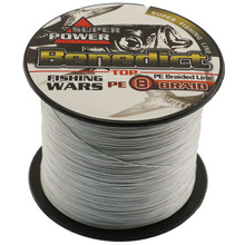 Best fishing line for sale 500M grey super pe fishing cord 8strands strong leader line fishing tackle store fishing wires rope 2024 - buy cheap