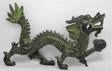 Art Bronze Decoration Crafts Brass CHINESE HANDWORK DRAGON OLD BRONZE STATUE 2024 - buy cheap