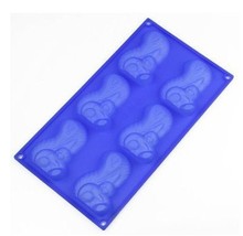 6 Cavities Squirrel Silicone Cake Baking Mold Cake Pan Muffin Cups Handmade Soap Moulds Biscuit Chocolate Ice Cube Tray DIY Mold 2024 - buy cheap