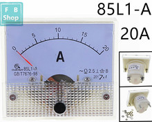 1 шт. 85L1 20A AC Панель метр Аналоговая Панель Амперметр циферблат Датчик тока 2024 - купить недорого