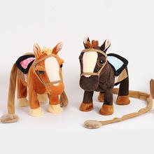 10inch Electric Plush Singing Walking Horse Pony Simulated Intelligent Kids Pony Toy Children Birthday Gift 2024 - buy cheap