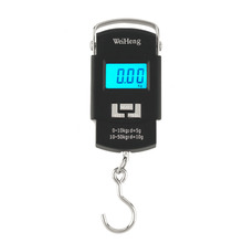 WeiHeng Mini 50kg/5g LCD Digital Electronic Scales Hanging Pocket Weight Scale with Backlight Hook Balance Scale 2024 - buy cheap