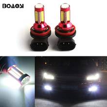 BOAOSI 2x H8 H11 Car LED Light Bulb Auto Fog Light Lamps For Chevrolet Cruze Captiva Sport Camaro Sonic Spark 2013 2014 2015 2024 - buy cheap