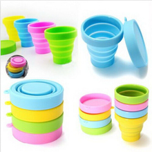 4 Colors Portable Silicone Telescopic Collapsible Retractable Folding Cup Travel Tableware foldable cup Candy Outdoor Camping 2024 - buy cheap