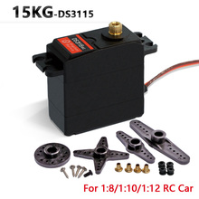 1X free shipment Original factory High Torque Servo 15kg DS3115 Servo Metal gear servo For rc car boat plane 2024 - buy cheap