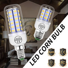 E27 Led Lamp Corn Bulb E14 LED Light Bulb 220V Bombilas Candle Lamp 5730SMD 24 36 48 56 69 72leds Lampada Home Lighting 3W 5W 7W 2024 - buy cheap