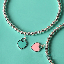 Fashion Heart Shaped Pendant Bracelet Ti Jewelry Bead Chain S925 Pendant Charm Brand Design For Women Logo Fashion Jewelry 2024 - buy cheap
